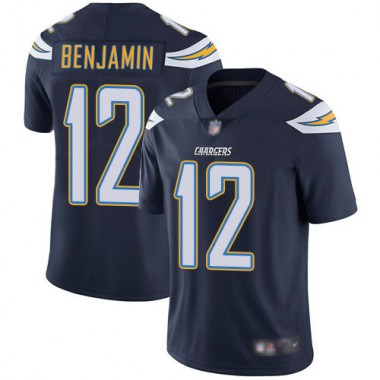 Los Angeles Chargers NFL Football Travis Benjamin Navy Blue Jersey Men Limited #12 Home Vapor Untouchable